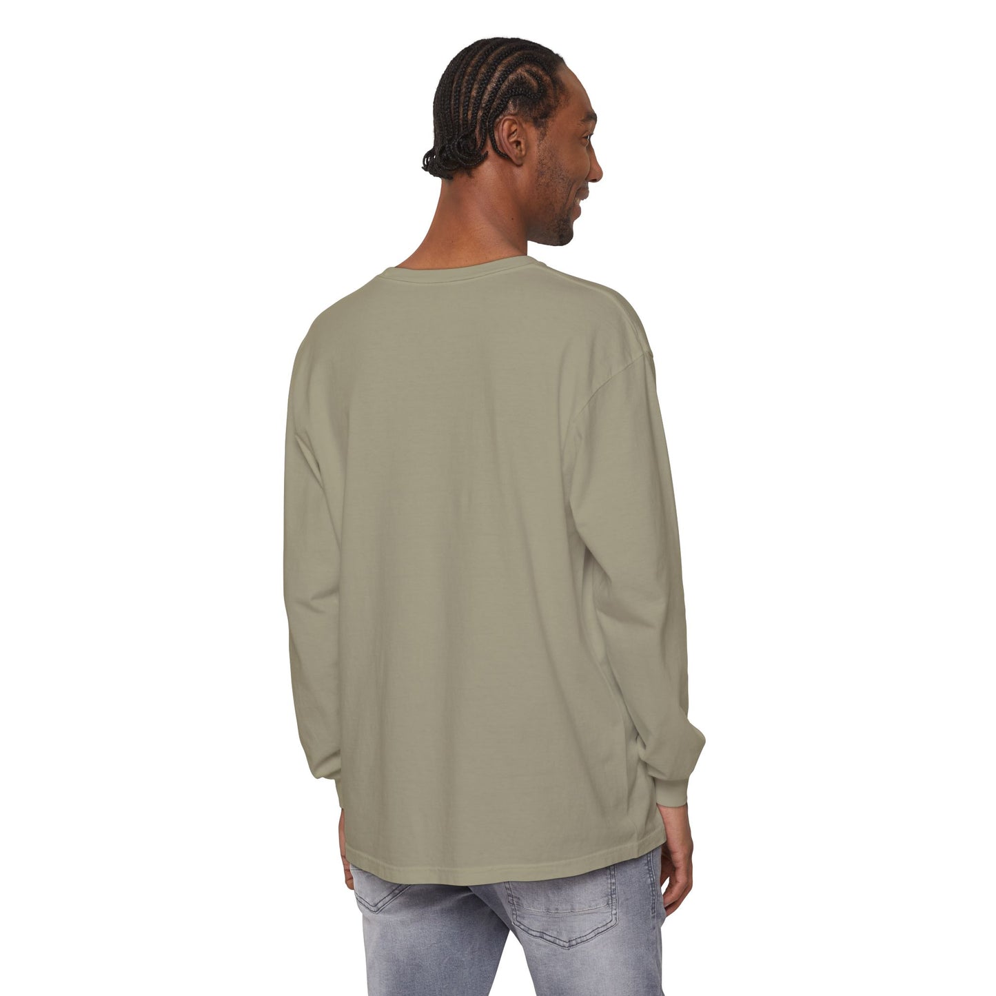 Stylish SAIKO MODE Long Sleeve T-Shirt - Unisex Garment-Dyed Casual Wear