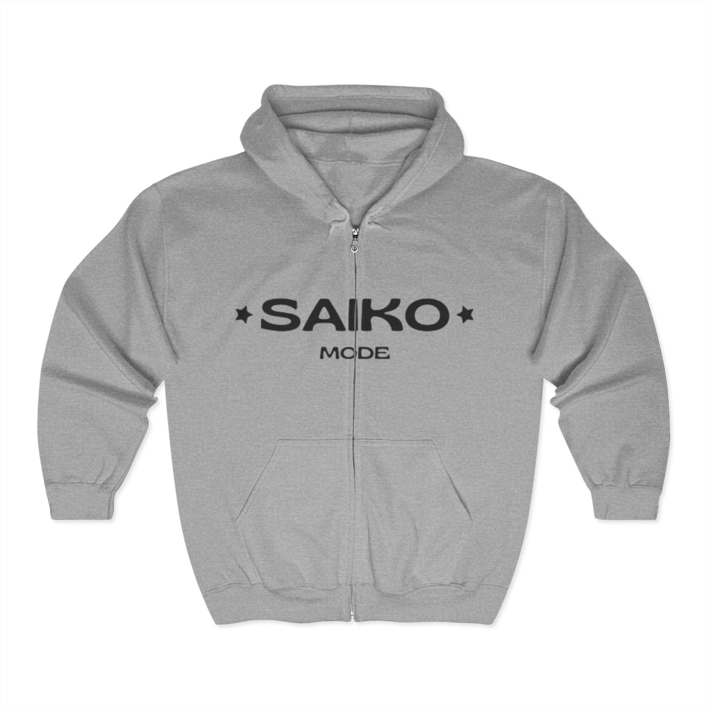 Saiko Mode Unisex Heavy Blend™ Full Zip Hooded Sweatshirt - Cool, Comfortable Style for Everyday Wear