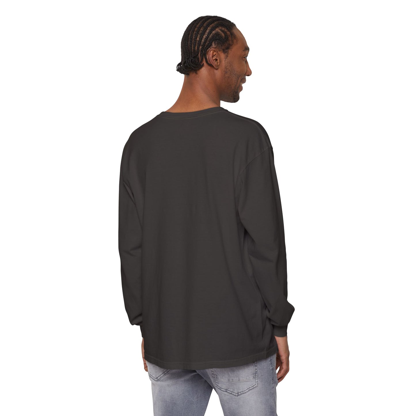 Stylish SAIKO MODE Long Sleeve T-Shirt - Unisex Garment-Dyed Casual Wear