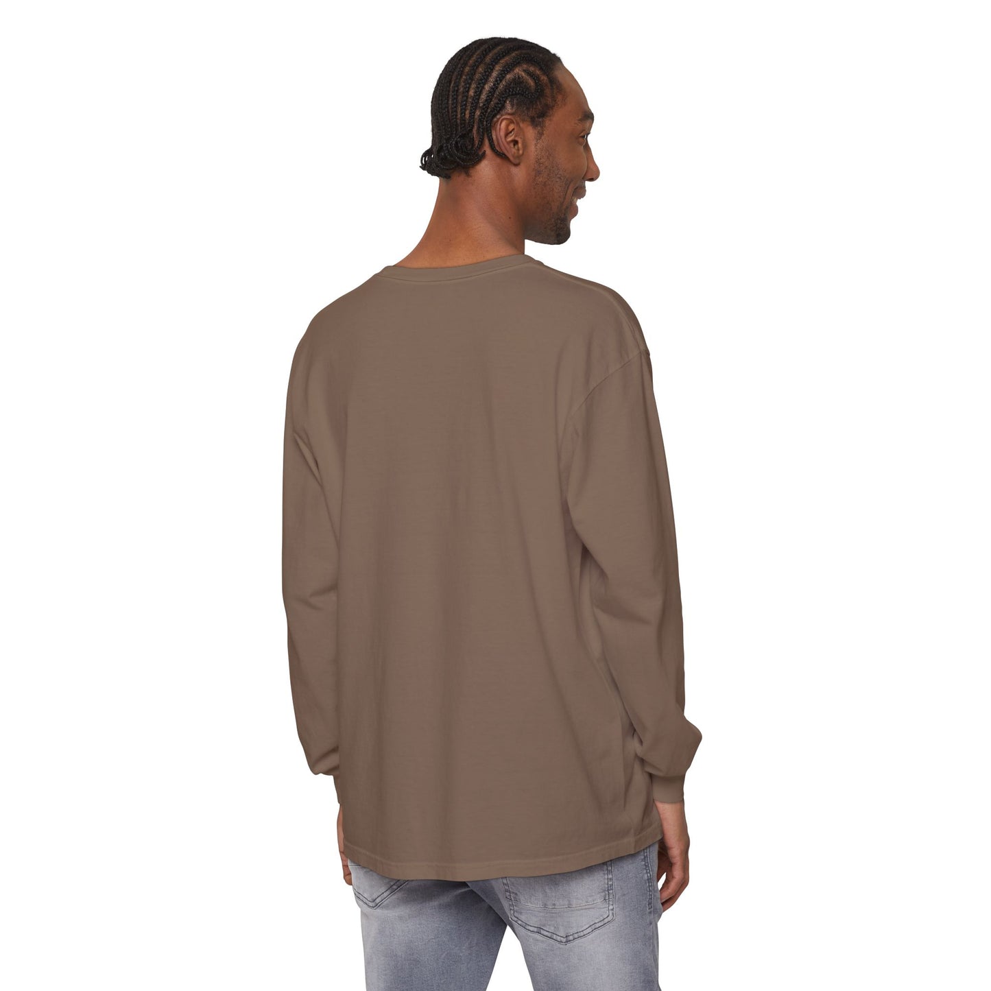 Stylish SAIKO MODE Long Sleeve T-Shirt - Unisex Garment-Dyed Casual Wear