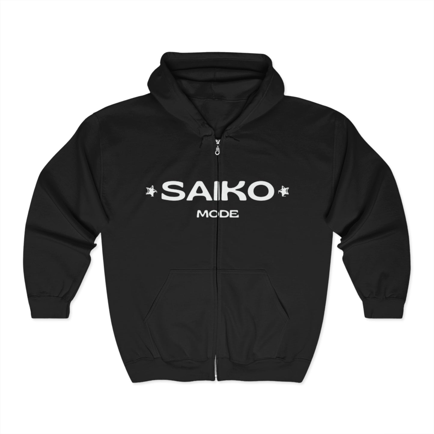 Saiko Mode Unisex Heavy Blend™ Full Zip Hooded Sweatshirt - Cool, Comfortable Style for Everyday Wear