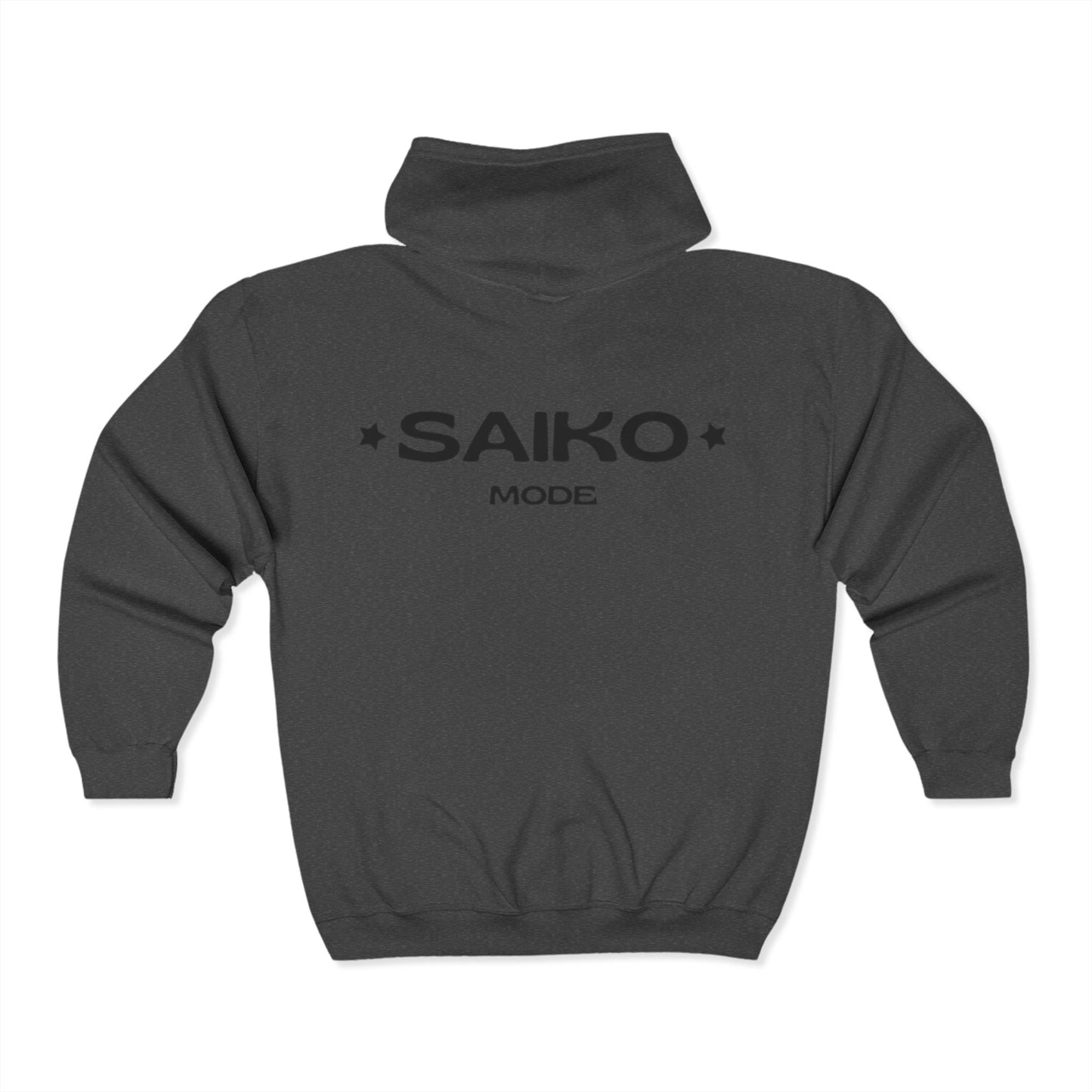 Saiko Mode BACK DESIGN Unisex Heavy Blend Full Zip Hooded Sweatshirt - Cozy Streetwear Essential