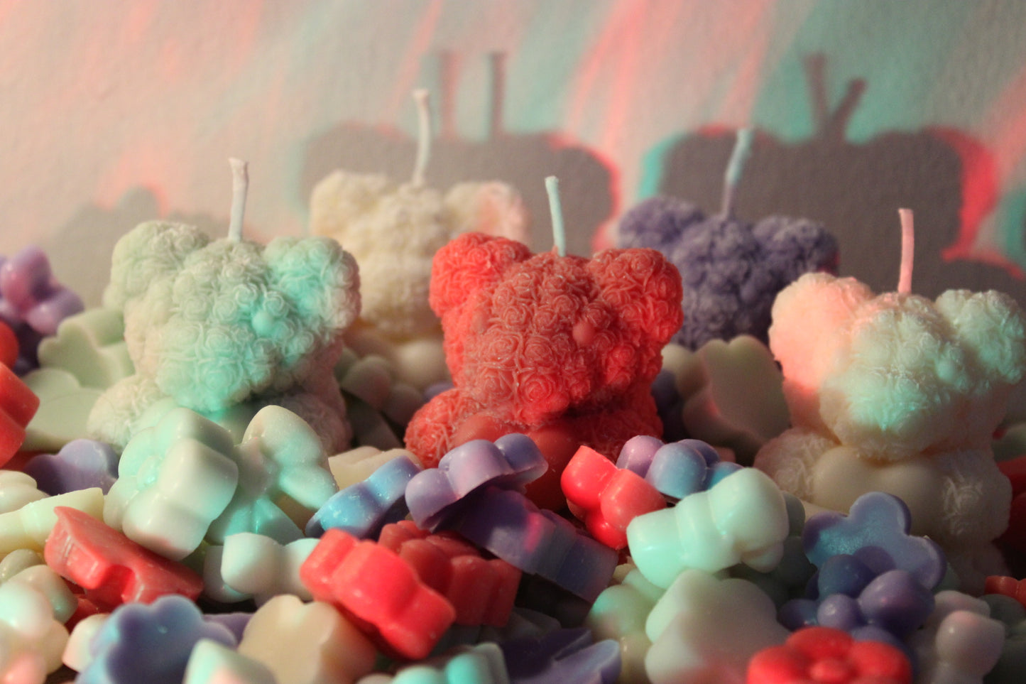 Bear-Shaped Candle with Cute Wax Melts - Cozy Aromatherapy Gift Handcrafted Soy Wax Candles For Home Decor - Perfect for Relaxation & Gifting